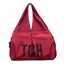 Load image into Gallery viewer, Waterproof Holdall Outdoor Handbag Gym Bag Yoga Bags Sports Bags Sport Women Fitness Shoulder Pack Mummy Travel Handbags XA306WA