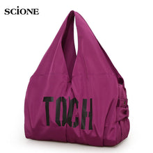 Load image into Gallery viewer, Waterproof Holdall Outdoor Handbag Gym Bag Yoga Bags Sports Bags Sport Women Fitness Shoulder Pack Mummy Travel Handbags XA306WA