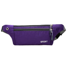 Load image into Gallery viewer, 2019 Top Quality Waterproof Nylon Waist Pack for Men Women Carteira Fanny Pack Bum Bag Hip Money Belt Travel Mobile Phone Bag
